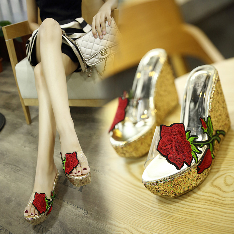 2024-summer-new-style-wedge-heel-rose-transparent-slippers-for-women-outdoor-34-42_2 2024 Summer New Style Wedge Heel Rose Transparent Slippers for Women Outdoor 34-42