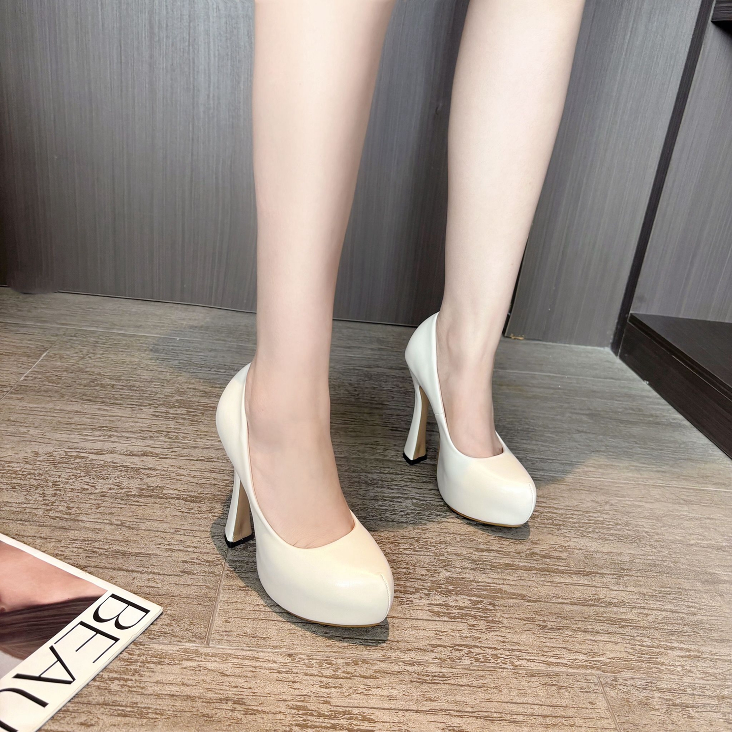 2025-early-spring-new-13cm-high-heel-platform-shoes-women-comfortable-chunky-heel-pumps-with-size-45_2 2025 Early Spring New 13CM High Heel Platform Shoes Women Comfortable Chunky Heel Pumps with Size 45