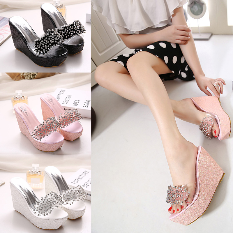 2025-summer-new-transparent-rhinestone-beaded-platform-wedge-thick-sole-slippers-sandals-34-42_3 2025 Summer New Transparent Rhinestone Beaded Platform Wedge Thick Sole Slippers Sandals 34-42