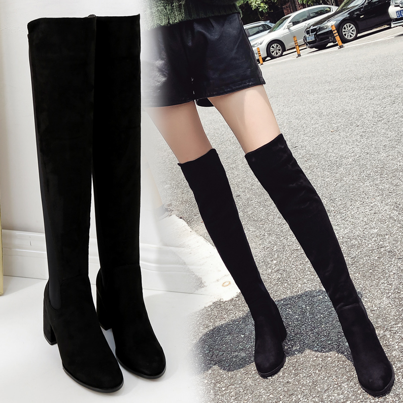 new-5050-over-knee-boots-for-women-high-heel-chunky-heel-autumn-winter-patchwork-wine-red-slim-boots-style-0f005c_1 New 5050 Over Knee Boots for Women High Heel Chunky Heel Autumn Winter Patchwork Wine Red Slim Boots - Style 0f005c