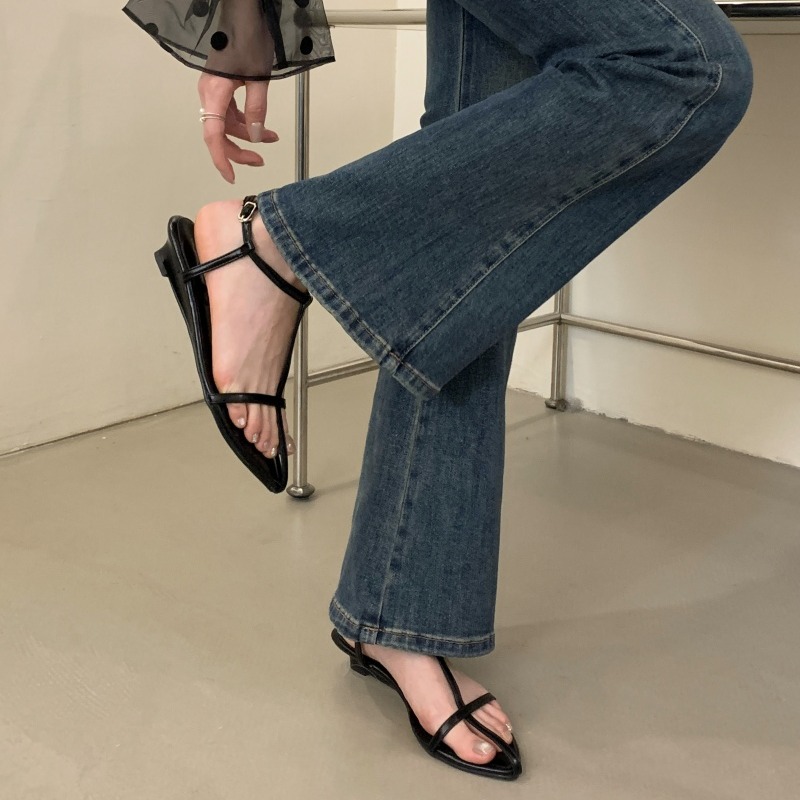 womens-pointed-toe-cross-strap-open-toe-sandals-summer-new-style-one-word-buckle-beach-shoes-fashion-slippers-outdoor-french-style_3 Women's Pointed Toe Cross Strap Open Toe Sandals Summer New Style One Word Buckle Beach Shoes Fashion Slippers Outdoor French Style
