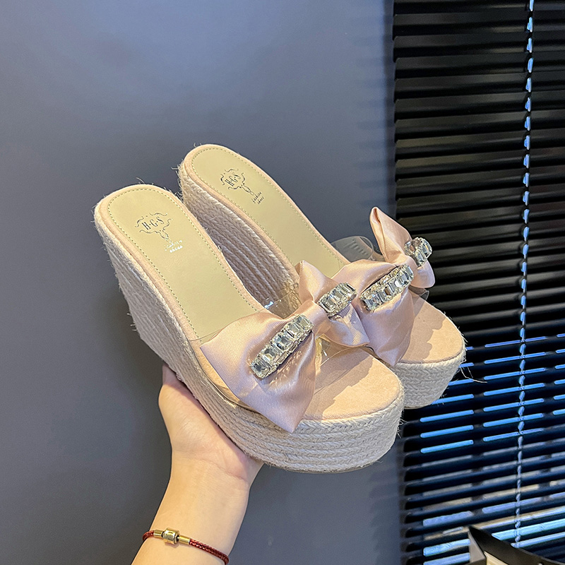 womens-summer-platform-wedge-slippers-2024-new-rhinestone-high-heel-one-strap-sandals_1 Women's Summer Platform Wedge Slippers 2024 New Rhinestone High Heel One-Strap Sandals